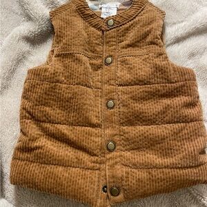 NWOT Max Studio Soft Brown Corduroy Vest